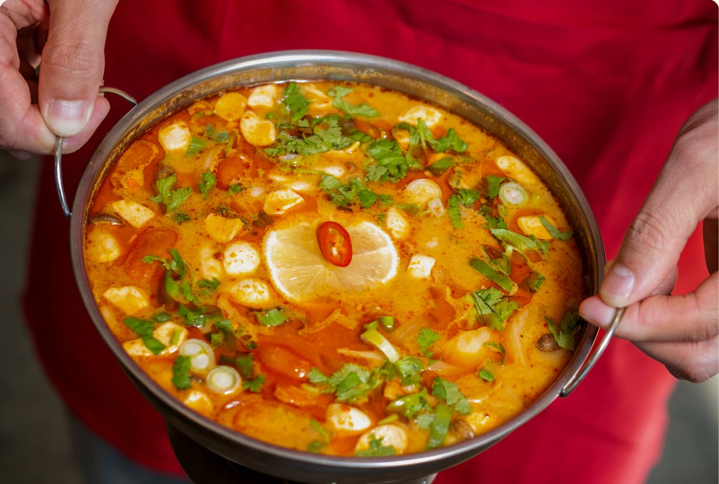 Tom Yum Soup Pot